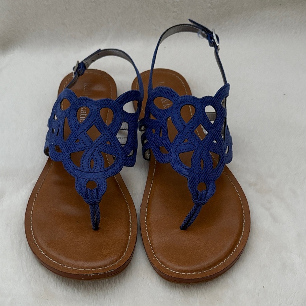Kelly & Katie Royal Blue Cutout Sandals